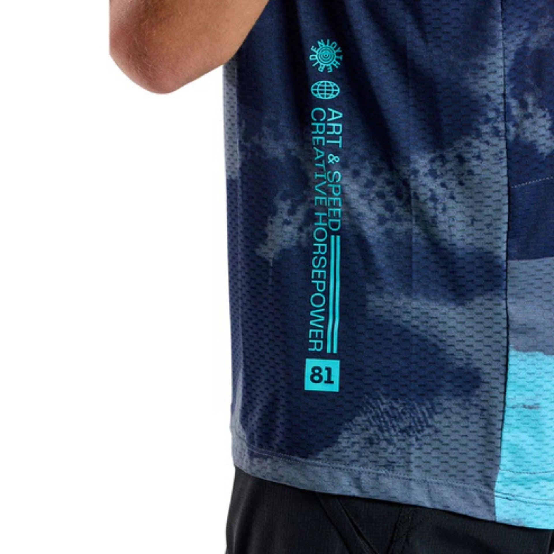 Jersey manga corta Troy Lee Designs Skyline Air Flared Steel